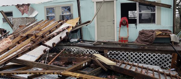 تداعيات إعصار هارفي في ولاية تكساس، الولايات المتحدة الأمريكية، 28 أغسطس/ آب 2017 - سبوتنيك عربي