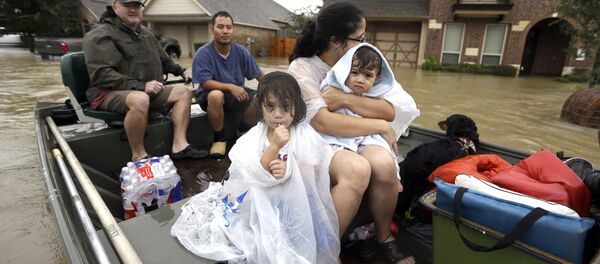 تداعيات إعصار هارفي في ولاية تكساس، الولايات المتحدة الأمريكية، 28 أغسطس/ آب 2017 - سبوتنيك عربي