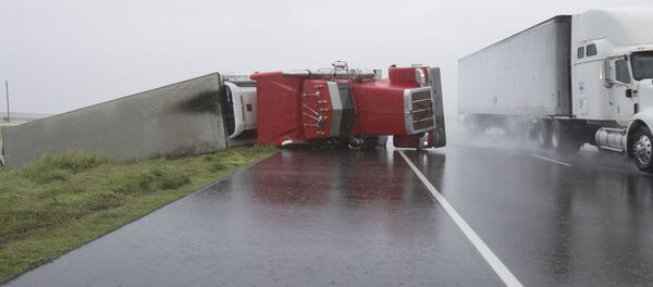 تداعيات إعصار هارفي في ولاية تكساس، الولايات المتحدة الأمريكية، 28 أغسطس/ آب 2017 - سبوتنيك عربي