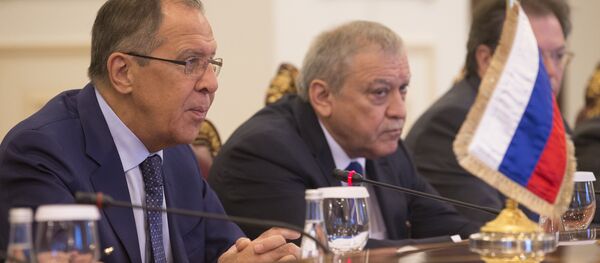 مباحثات وزير الخارجية الروسية سيرغي لافروف في الدوحة، قطر - سبوتنيك عربي