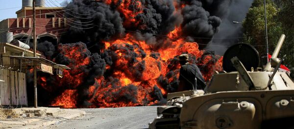 معكرة تحرير تلعفر، العراق 26 أغسطس/ آب 2017 - سبوتنيك عربي