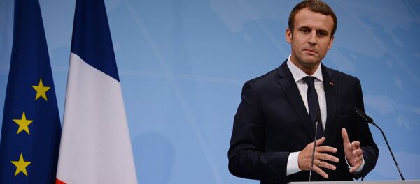 الرئيس الفرنسي إيمانويل ماكرون، هامبورغ، ألمانيا - سبوتنيك عربي