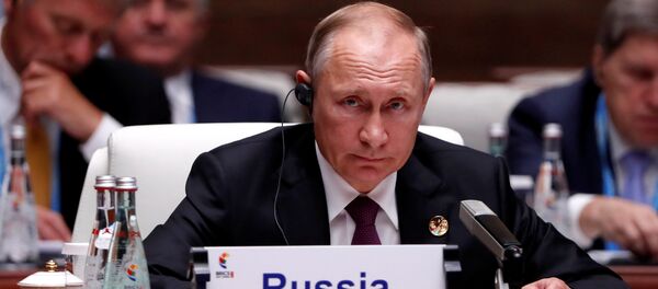 الرئيس الروسي فلاديمير بوتين في قمة بريكس - سبوتنيك عربي