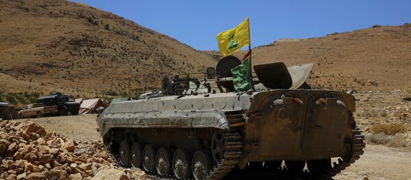 قوات المقاومة حزب الله في وادي الخيل على الحدود اللبنانية السورية، 29 يوليو/ تموز 2017 - سبوتنيك عربي