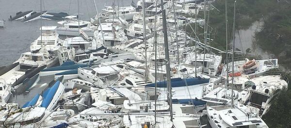 إعصار إيرما في جزر فيرجن آيلاندز، 6 سبتمبر/ أيلول 2017 - سبوتنيك عربي