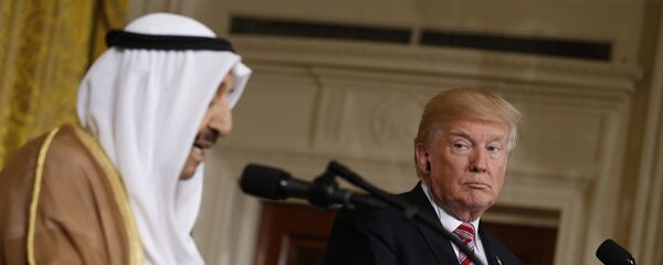 الرئيس الأمريكي دونالد ترامب وأمير الكويت الرئيس الأمريكي دونالد ترامب وأمير الكويت - سبوتنيك عربي