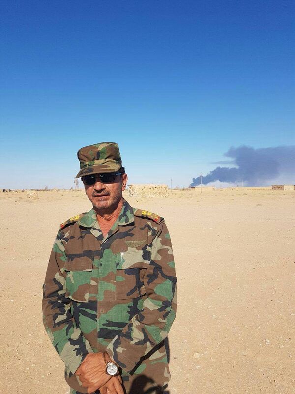 اللواء محمد خضور قائد العمليات العسكرية لفتح طريق دير الزور - سبوتنيك عربي