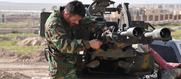 أحد مدافع الجيش السوري - سبوتنيك عربي