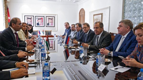 زيارة وزير الخارجية الروسي سيرغي لافروف إلى الأردن، 11 سبتمبر/أيلول 2017 - سبوتنيك عربي