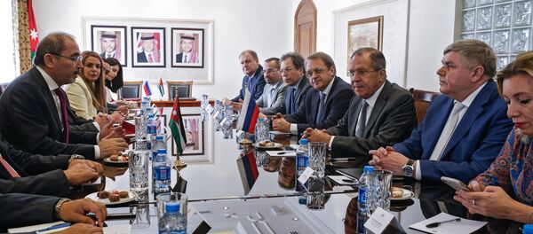 زيارة وزير الخارجية الروسي سيرغي لافروف إلى الأردن، 11 سبتمبر/أيلول 2017 - سبوتنيك عربي
