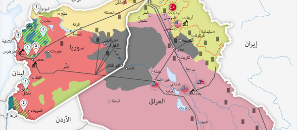 خارطة توازن القوة في العراق وسوريا - سبوتنيك عربي