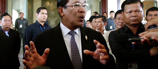 Cambodian Prime Minister Hun Sen Cambodian Prime Minister Hun Sen - سبوتنيك عربي