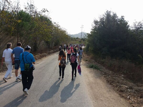 مسيرة اليوغا في جبال اللاذقية - سبوتنيك عربي