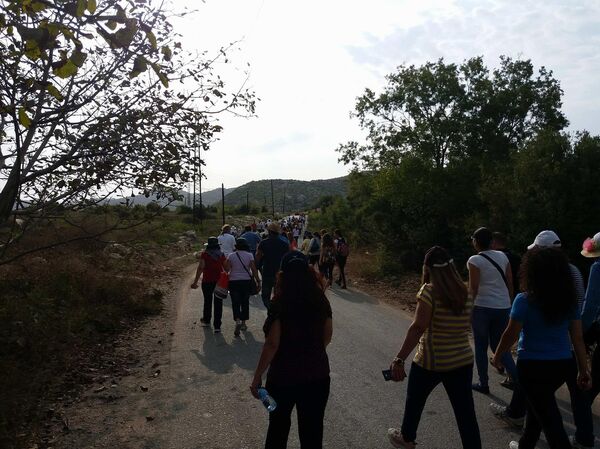 مسيرة اليوغا في جبال اللاذقية - سبوتنيك عربي