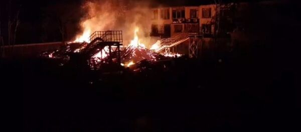 حريق بمخيم صيفي بأوكرانيا  - سبوتنيك عربي