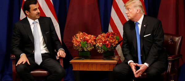 ترامب وتميم - سبوتنيك عربي