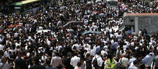 زلزال قوته 7.1 درجة ضرب وسط المكسيك، 19 سبتمبر/ أيلول 2017 - سبوتنيك عربي