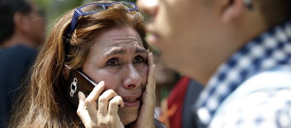 زلزال قوته 7.1 درجة ضرب وسط المكسيك، 19 سبتمبر/ أيلول 2017 - سبوتنيك عربي