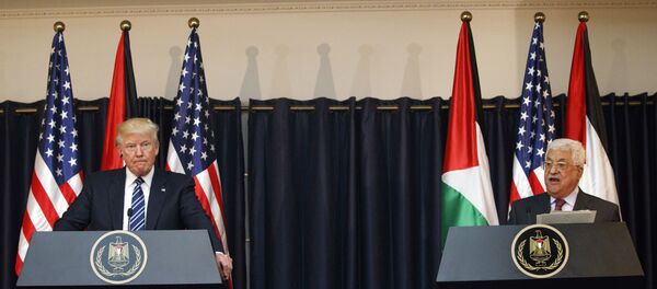 اجتماع الرئيس الفلسطيني محمود عباس مع نظيره الأمريكي دونالد ترامب في البيت الأبيض، الولايات المتحدة 20 سبتمبر/ أيلول 2017 - سبوتنيك عربي