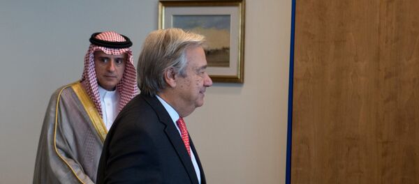 الجبير وغويتريش - سبوتنيك عربي