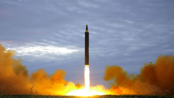 إطلاق صاروخ بالستي في كوريا الشمالية - سبوتنيك عربي