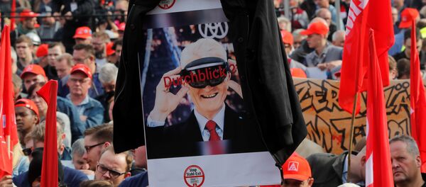 مظاهرة عمال الصلب في ألمانيا - سبوتنيك عربي