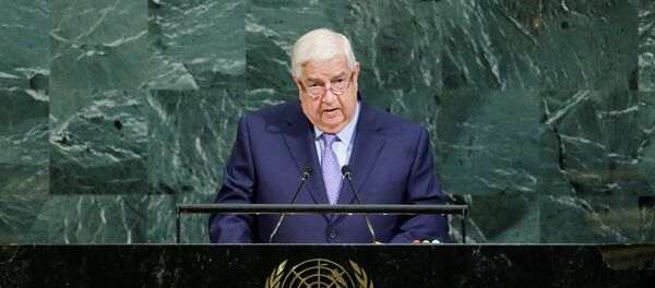 وزير الخارجية السوري وليد المعلم - سبوتنيك عربي