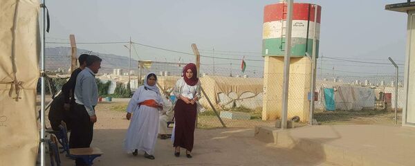 استفتاء إقليم كردستان في مخيم جم مشكو - سبوتنيك عربي