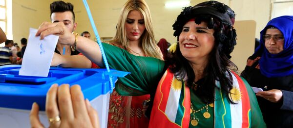 استفتاء إقليم كردستان العراق، 25 سبتمبر/ أيلول 2017 استفتاء إقليم كردستان العراق، 25 سبتمبر/ أيلول 2017 - سبوتنيك عربي