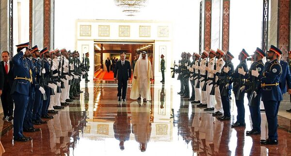 الرئيس المصري عبدالفتاح السيسي في زيارة رسمية إلى الإمارات - سبوتنيك عربي