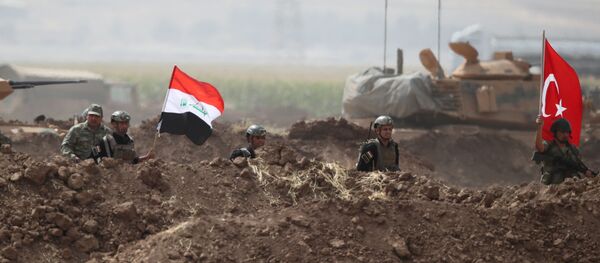 المناورات التركية العراقية في جنوب شرق تركيا، قرب الحدود مع العراق، 26 سبتمبر/ أيلول 2017 - سبوتنيك عربي