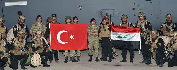 المناورات التركية العراقية في جنوب شرق تركيا، قرب الحدود مع العراق، 25 سبتمبر/ أيلول 2017 - سبوتنيك عربي