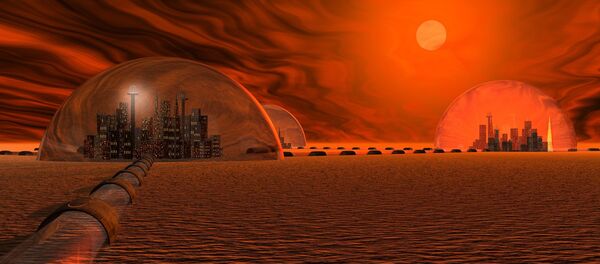 مدينة على المريخ مدينة على المريخ - سبوتنيك عربي