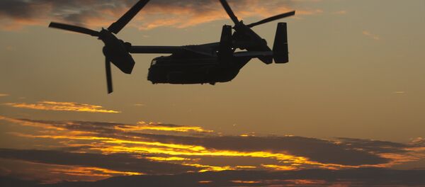 طائرة تابعة لسلاح الجو الأميركيMV-22 Osprey  - سبوتنيك عربي