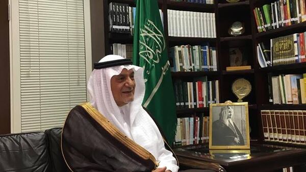 رئيس الاستخبارات السعودية السابق الأمير تركي الفيصل - سبوتنيك عربي