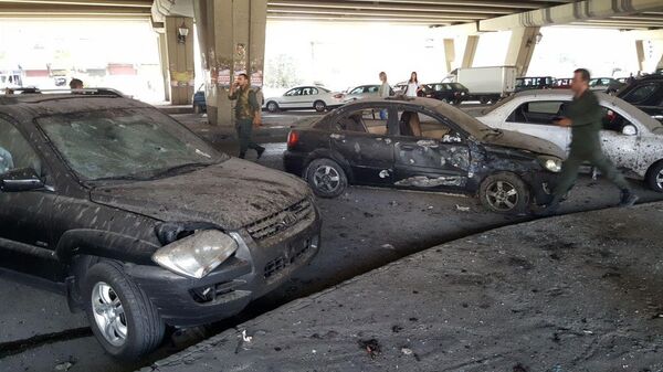 تفجير في قسم شرطة الميدان بدمشق - سبوتنيك عربي
