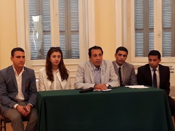 ندوة بالمركز الثقافي الروسي قبل سفر الوفد المشارك في مهرجا ن الشباب في سوتشي - سبوتنيك عربي