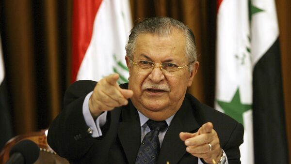 رئيس العراق السابق جلال الطالباني - سبوتنيك عربي