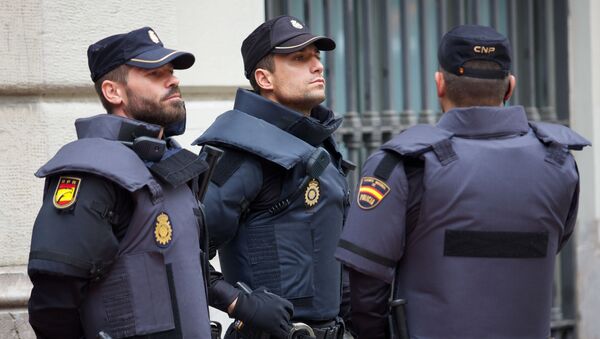 عناصر شرطة في برشلونة - سبوتنيك عربي