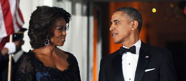 ميشيل وباراك أوباما في البيت الأبيض - سبوتنيك عربي