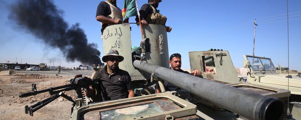 معركة تحرير الحويجة، القوات العراقية، الجيش العراقي، الحشد الشعبي، العراق 4 أكتوبر/ تشرين الأول 2017 - سبوتنيك عربي