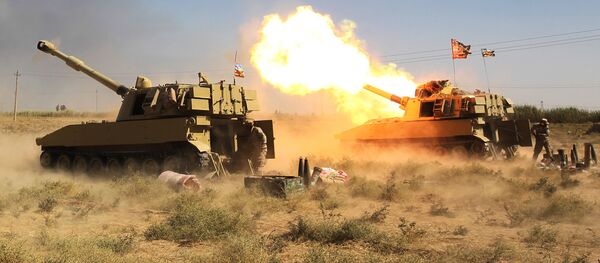 معركة تحرير الحويجة، القوات العراقية، الجيش العراقي، الحشد الشعبي، العراق 4 أكتوبر/ تشرين الأول 2017 - سبوتنيك عربي