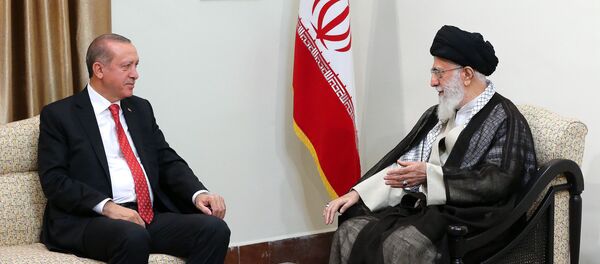 خامنئي خلال لقائه أردوغان - سبوتنيك عربي