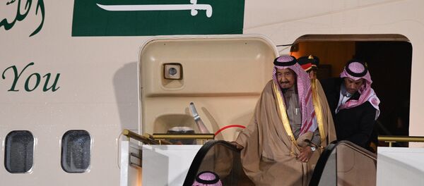 وصول الملك السعودي سلمان بن عبدالعزيز آل سعود إلى موسكو، روسيا - سبوتنيك عربي