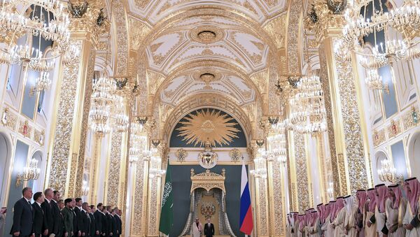 زيارة العاهل السعودي الملك سلمان بن عبد العزيز آل سعود إلى قصر الكرملين، موسكو، روسيا - سبوتنيك عربي