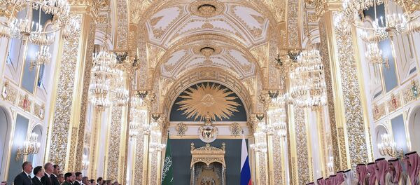 زيارة العاهل السعودي الملك سلمان بن عبد العزيز آل سعود إلى قصر الكرملين، موسكو، روسيا - سبوتنيك عربي