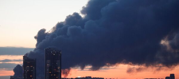 حريق موسكو - سبوتنيك عربي