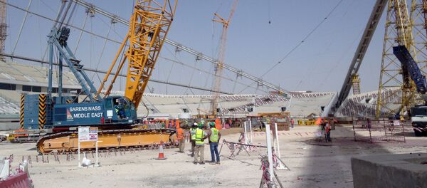 إنشاءات كأس العالم قطر 2022 - سبوتنيك عربي
