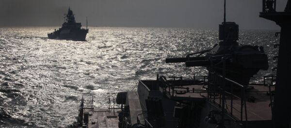 مناورات عسكرية بحرية لقوات أسطول بحر قزوين، روسيا - سبوتنيك عربي