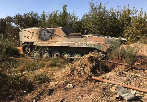 إحدى آليات الجيش السوري - سبوتنيك عربي